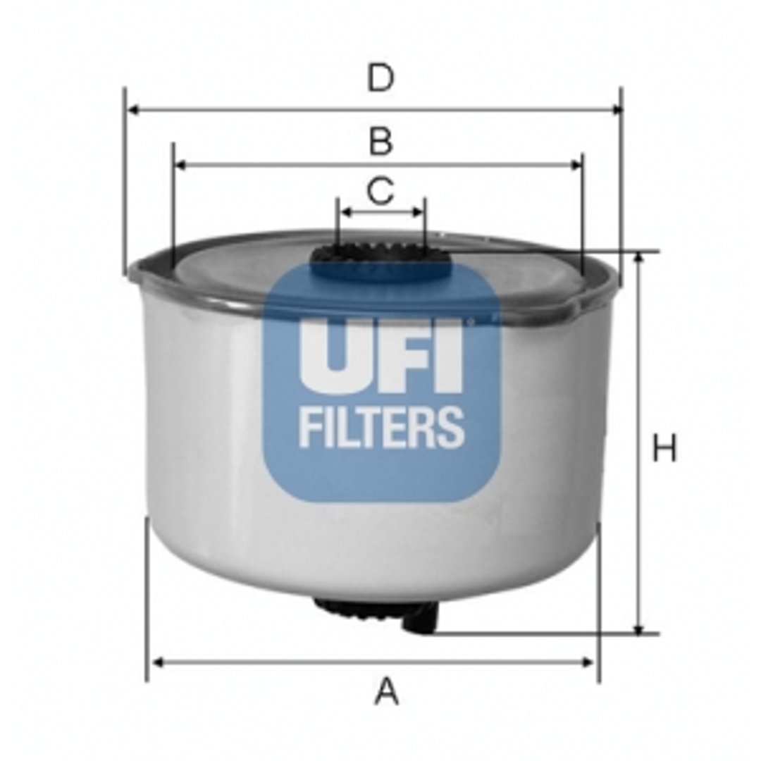 UFI 24.454.00 filtr oleju napędowego