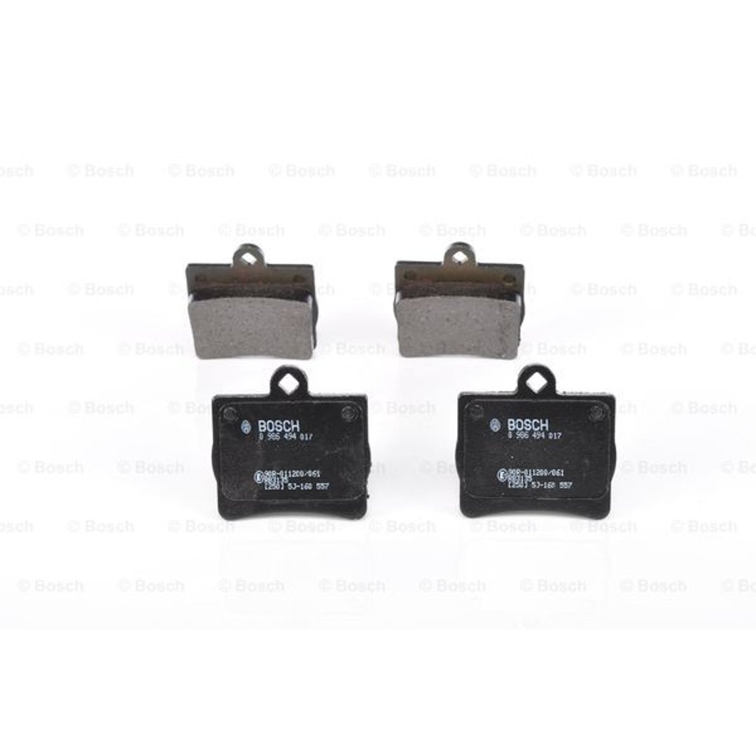 Bosch Zestaw klocków hamulcowych, hamulce tarczowe 0 986 494 017