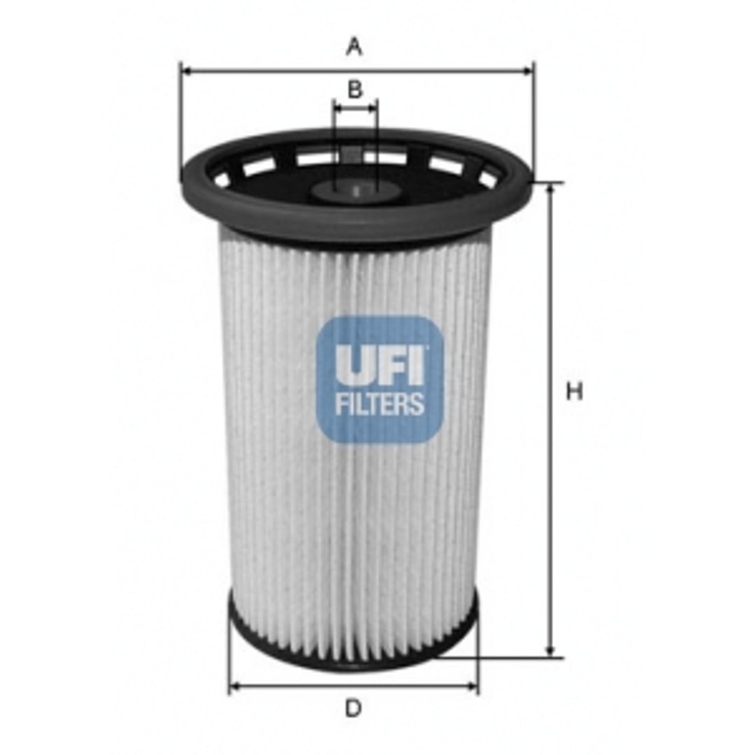 UFI Filtr paliwa 26.025.00 26.025.00