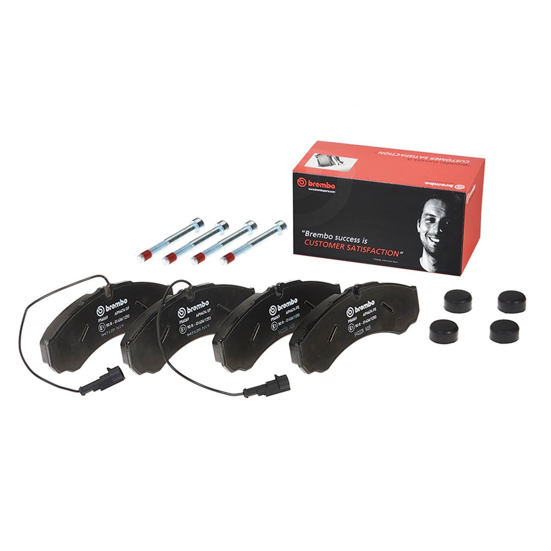 BREMBO Zestaw klocków hamulcowych, hamulce tarczowe P 56 069