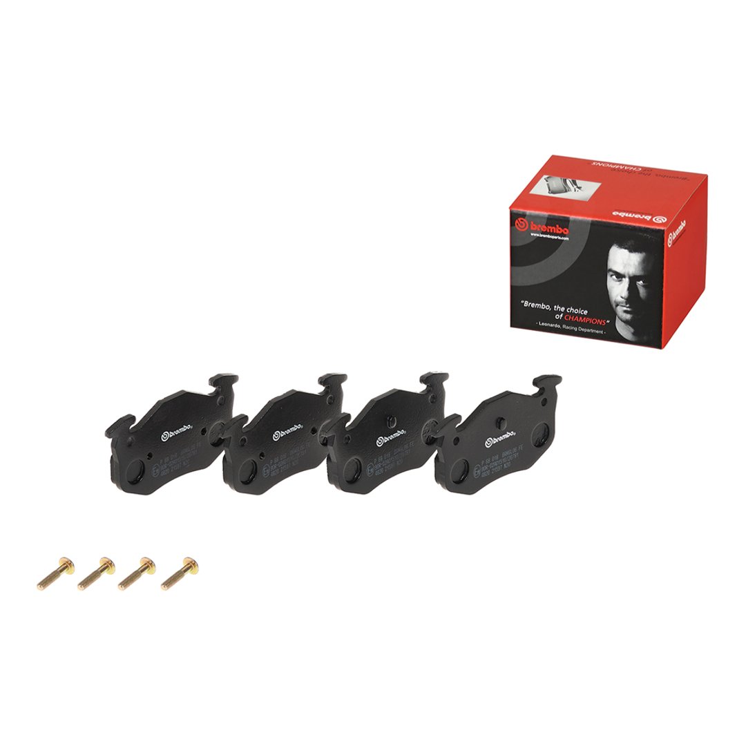 BREMBO Zestaw klocków hamulcowych, hamulce tarczowe P 68 018