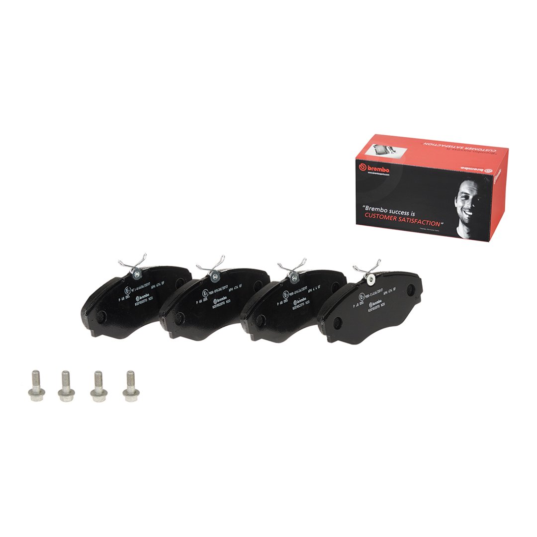 BREMBO Zestaw klocków hamulcowych, hamulce tarczowe P 68 055