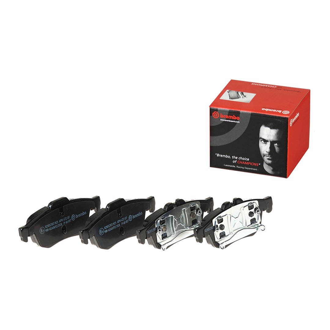 BREMBO Zestaw klocków hamulcowych, hamulce tarczowe P 68 057