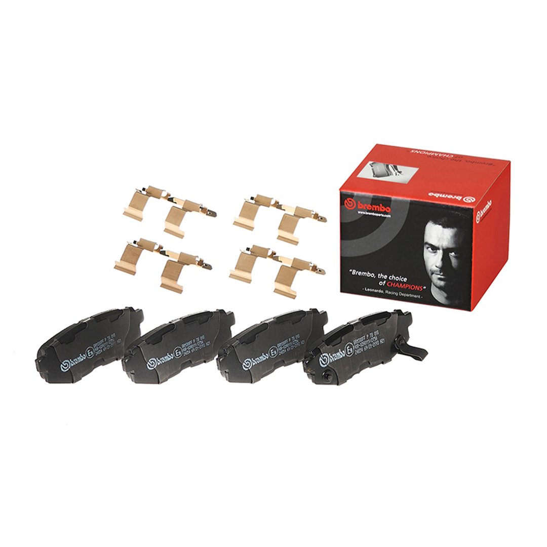 BREMBO Zestaw klocków hamulcowych, hamulce tarczowe P 78 018
