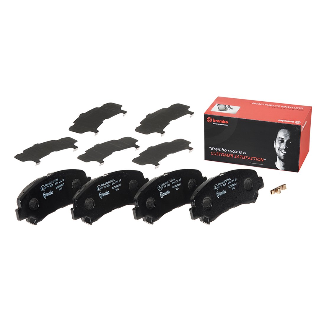 BREMBO Zestaw klocków hamulcowych, hamulce tarczowe P 79 028
