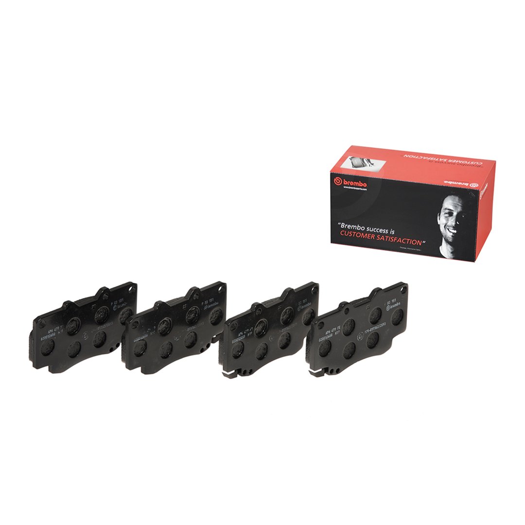 BREMBO Zestaw klocków hamulcowych, hamulce tarczowe P 83 151