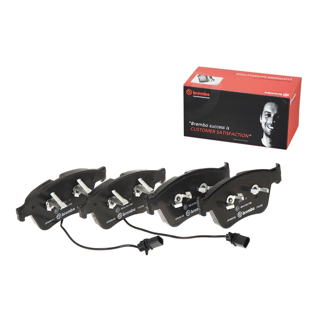 BREMBO Zestaw klocków hamulcowych, hamulce tarczowe P 05 003