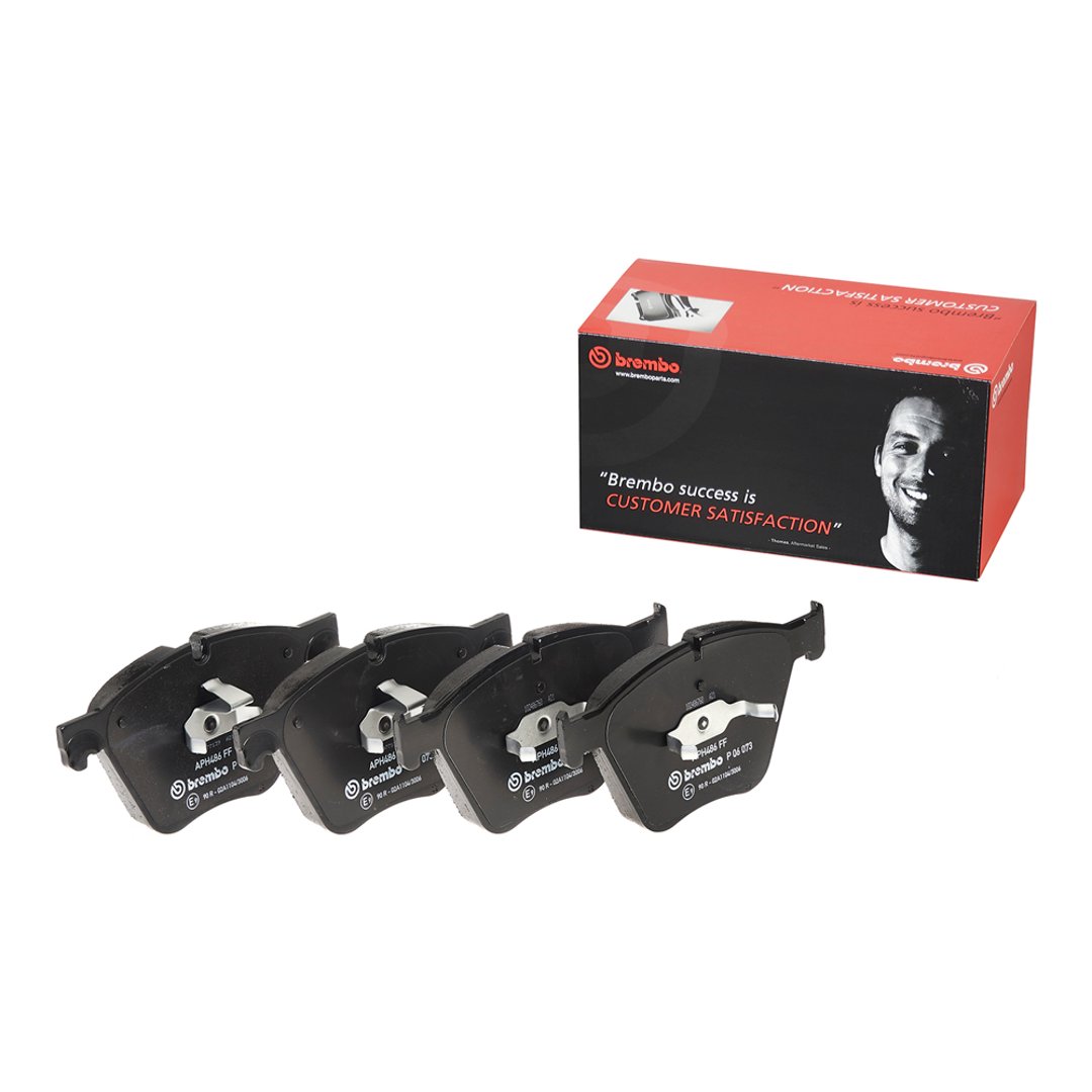 BREMBO Zestaw klocków hamulcowych, hamulce tarczowe P 06 073