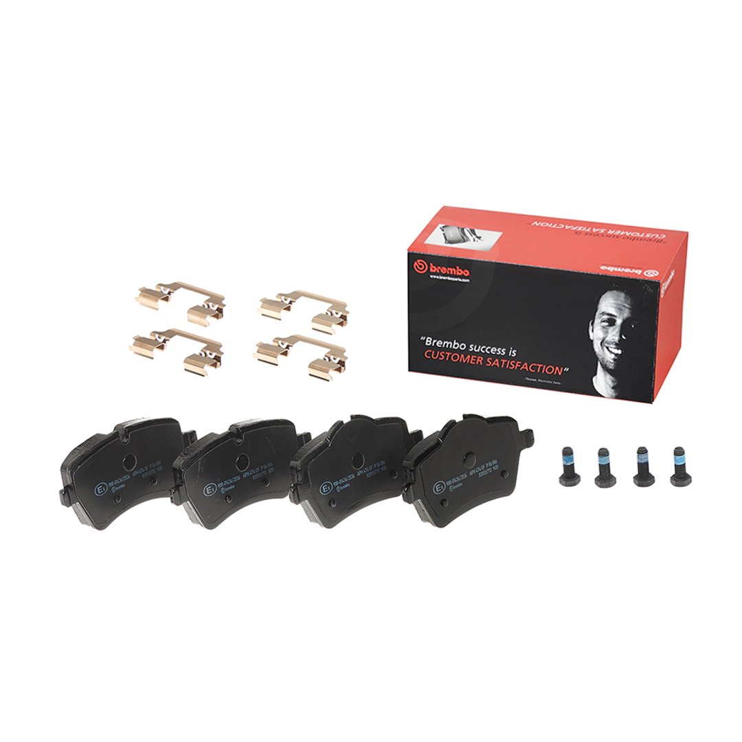 BREMBO Zestaw klocków hamulcowych, hamulce tarczowe P 06 086