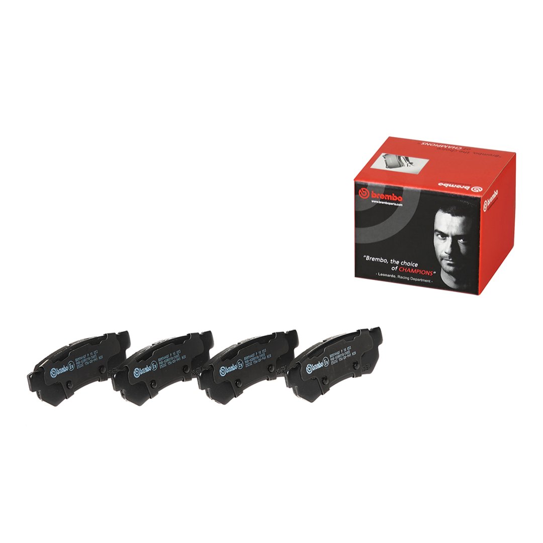 BREMBO Zestaw klocków hamulcowych, hamulce tarczowe P 10 053