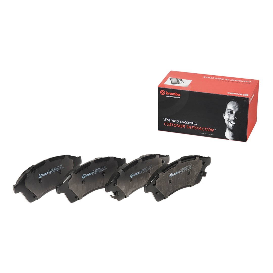 BREMBO Zestaw klocków hamulcowych, hamulce tarczowe P 09 010