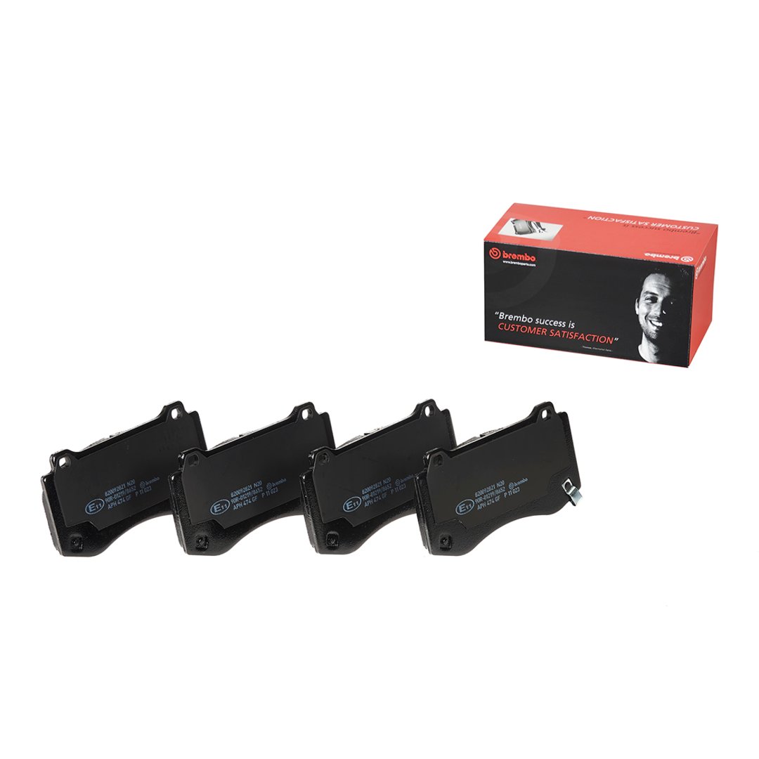 BREMBO Zestaw klocków hamulcowych, hamulce tarczowe P 11 023