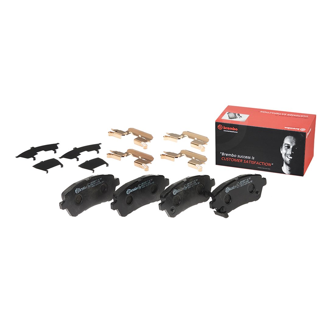 BREMBO Zestaw klocków hamulcowych, hamulce tarczowe P 16 013