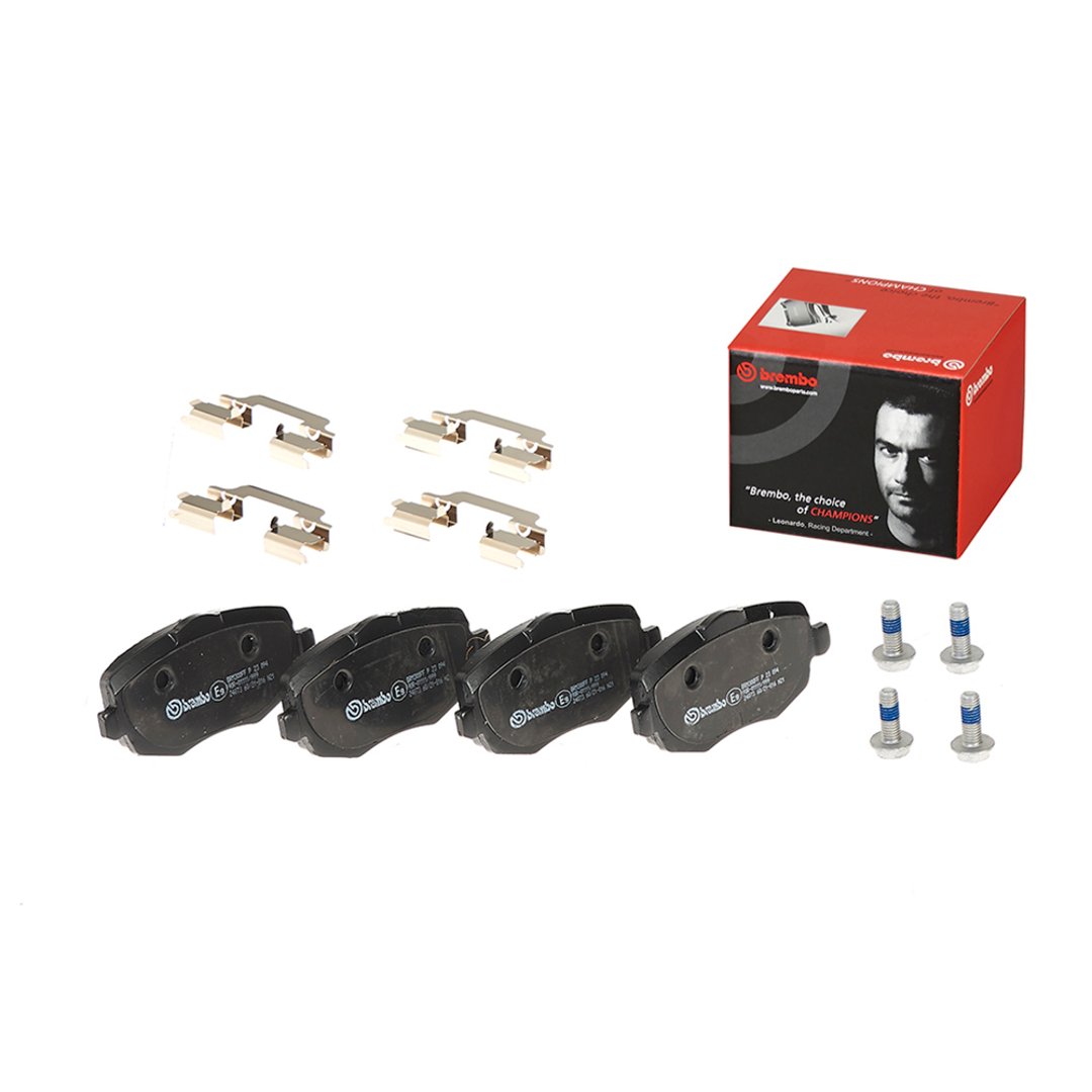 BREMBO Zestaw klocków hamulcowych, hamulce tarczowe P 23 094