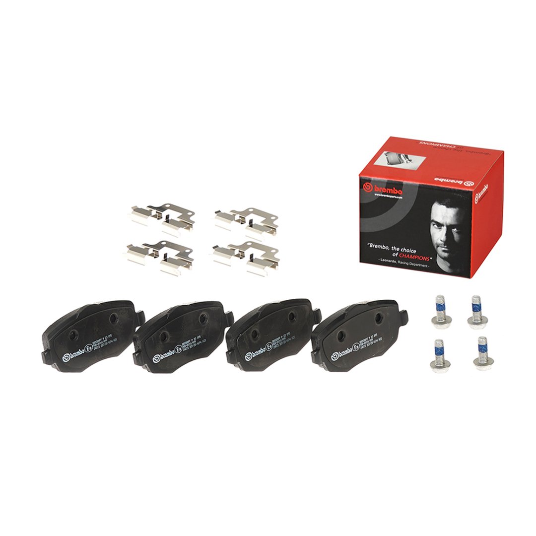 BREMBO Zestaw klocków hamulcowych, hamulce tarczowe P 23 095