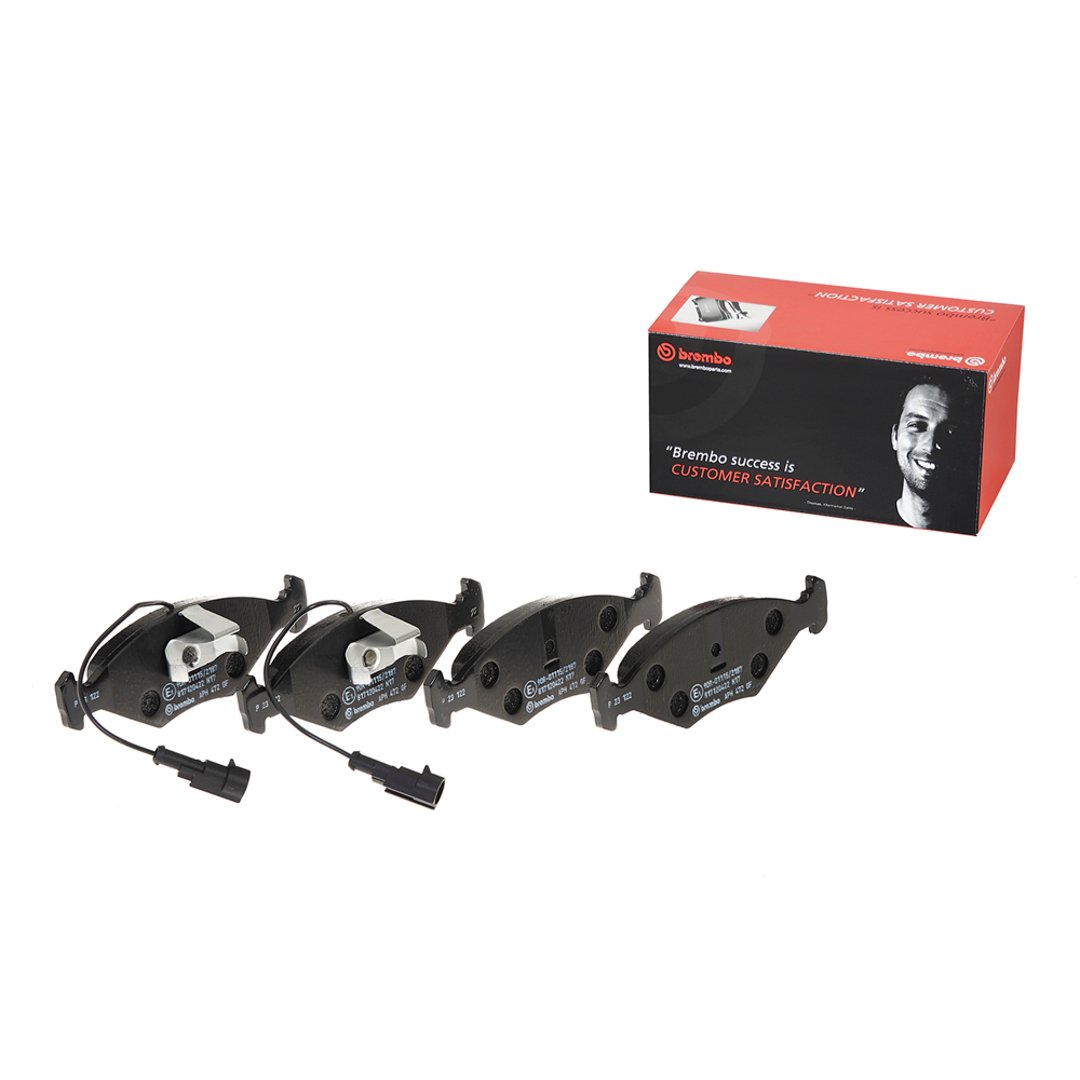 BREMBO Zestaw klocków hamulcowych, hamulce tarczowe P 23 122
