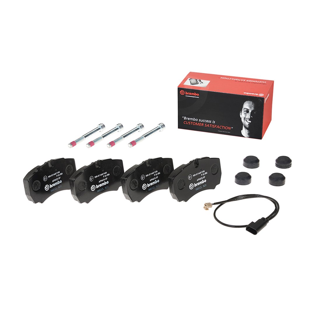 BREMBO Zestaw klocków hamulcowych, hamulce tarczowe P 24 084