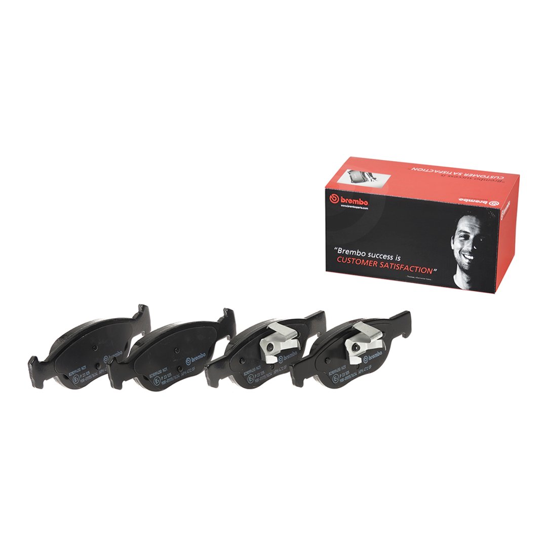 BREMBO Zestaw klocków hamulcowych, hamulce tarczowe P 23 125