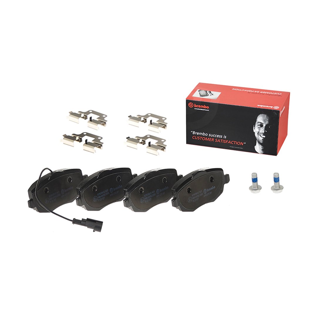 BREMBO Zestaw klocków hamulcowych, hamulce tarczowe P 23 127