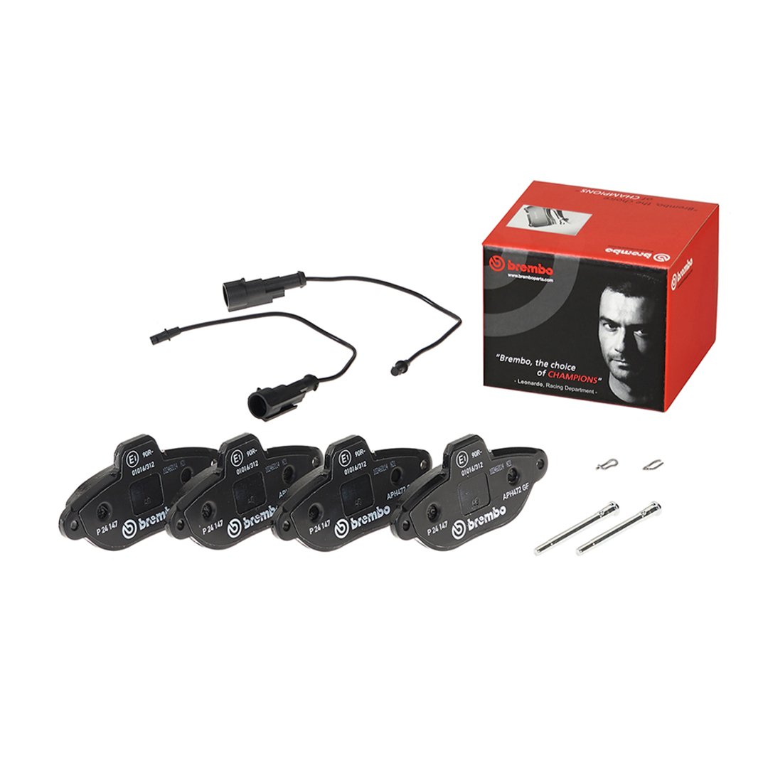 BREMBO Zestaw klocków hamulcowych, hamulce tarczowe P 24 147