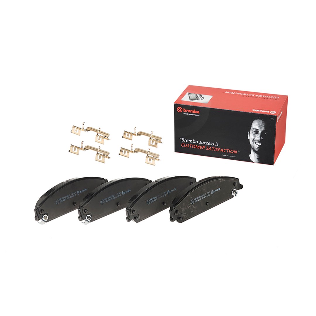 BREMBO Zestaw klocków hamulcowych, hamulce tarczowe P 23 149