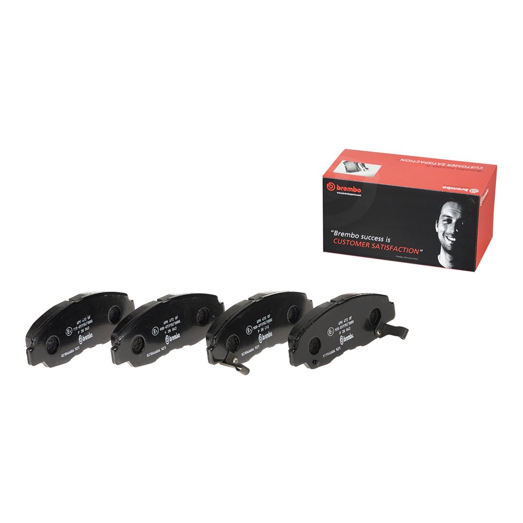 BREMBO Zestaw klocków hamulcowych, hamulce tarczowe P 28 042