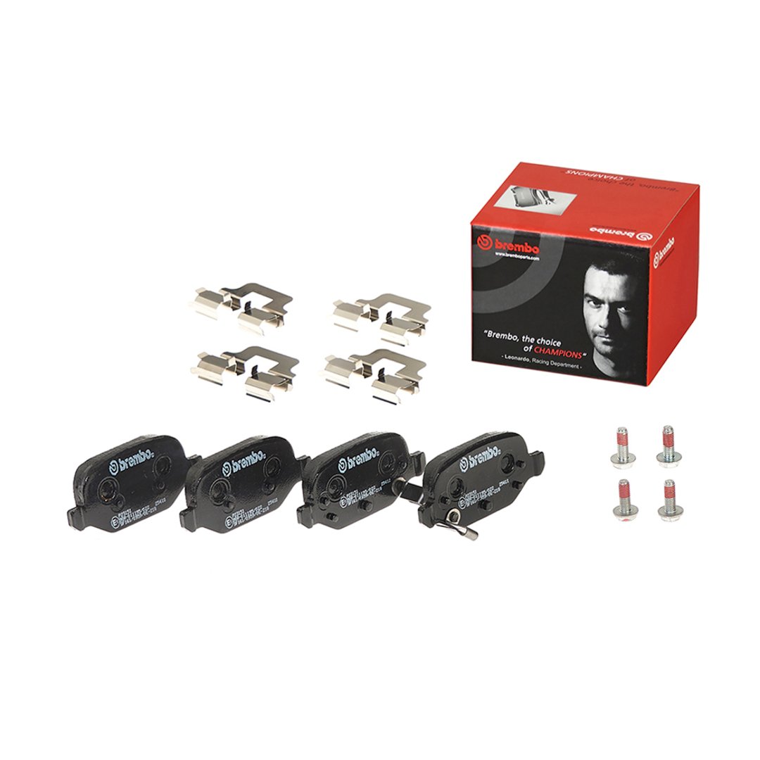 BREMBO Zestaw klocków hamulcowych, hamulce tarczowe P 23 151