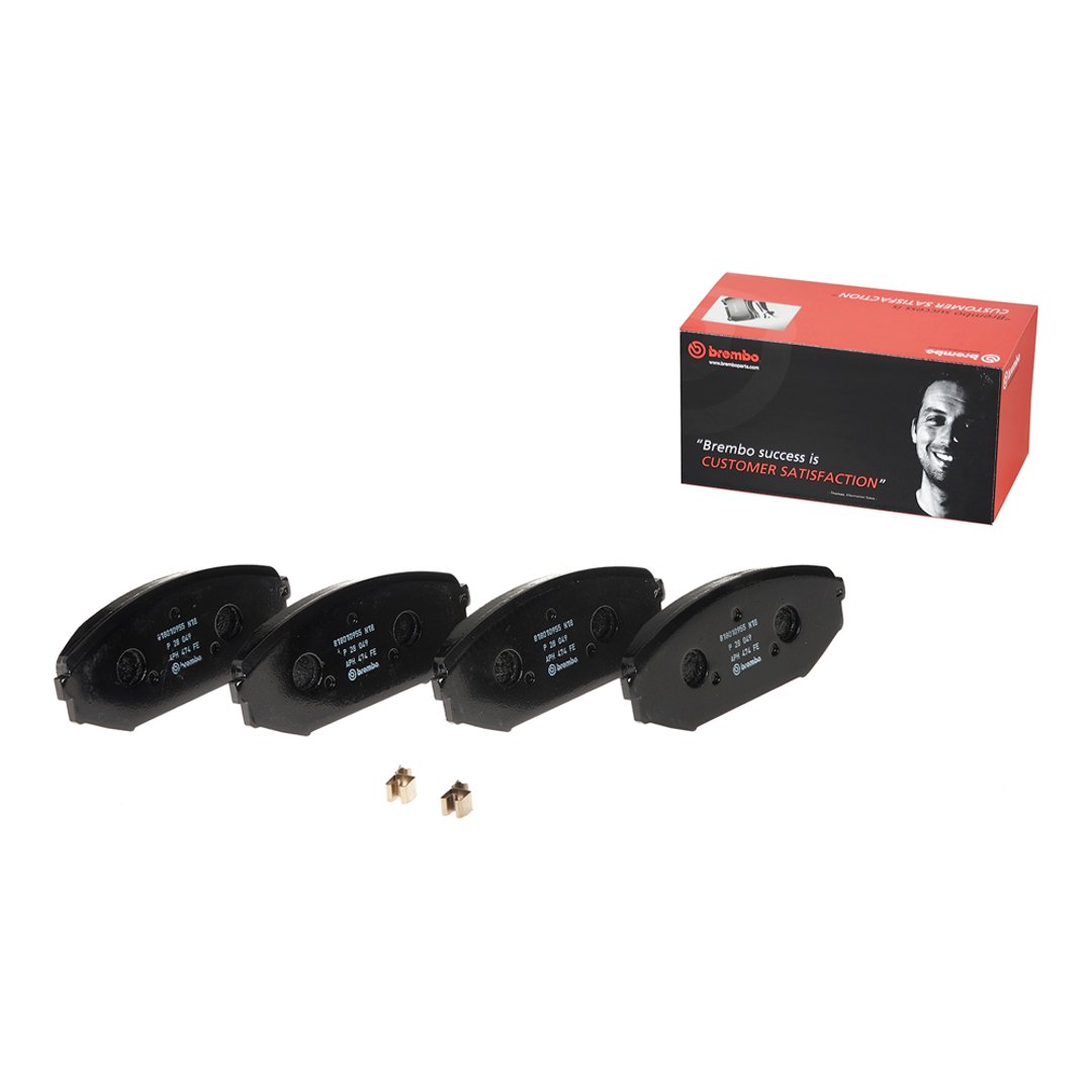 BREMBO Zestaw klocków hamulcowych, hamulce tarczowe P 28 049