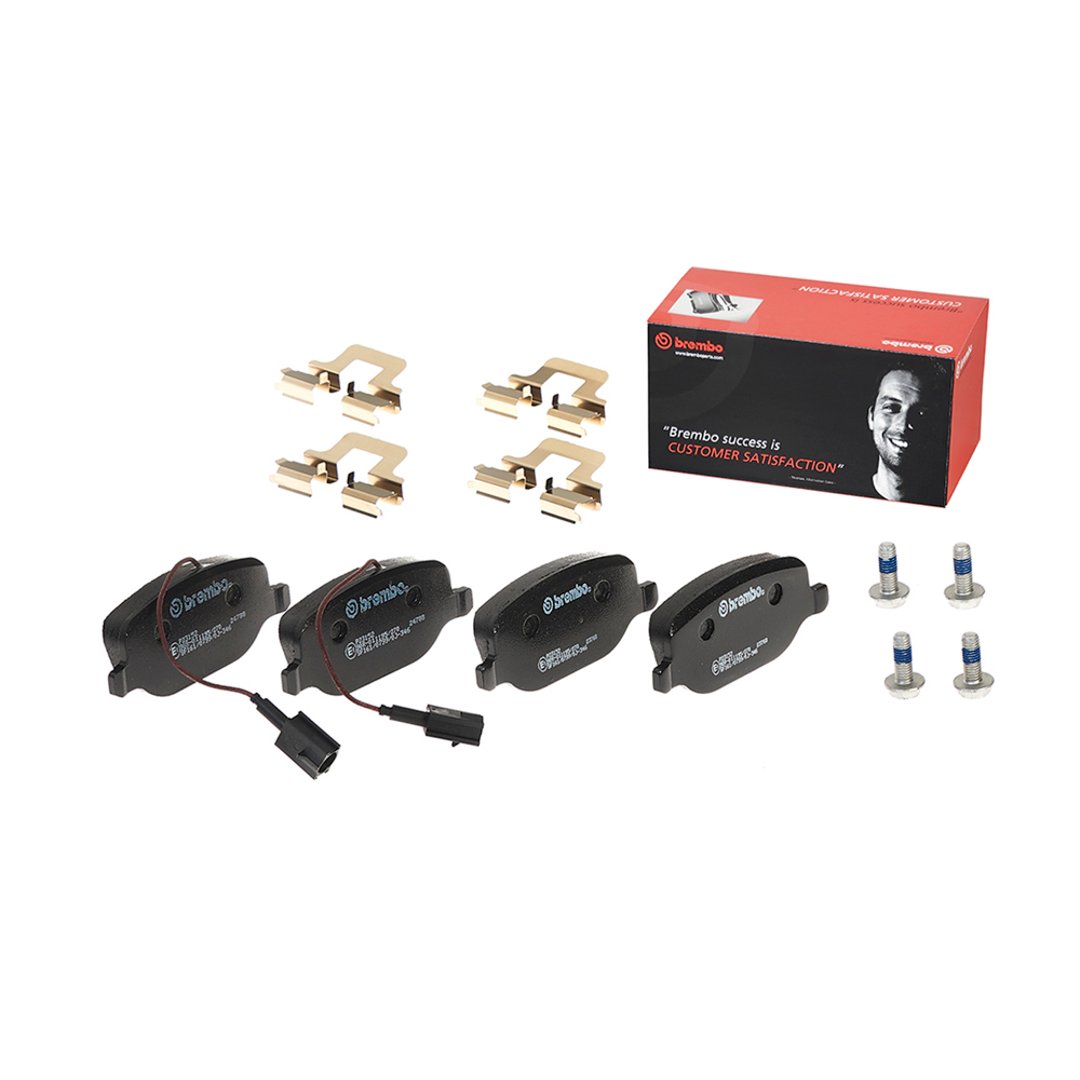 BREMBO Zestaw klocków hamulcowych, hamulce tarczowe P 23 152