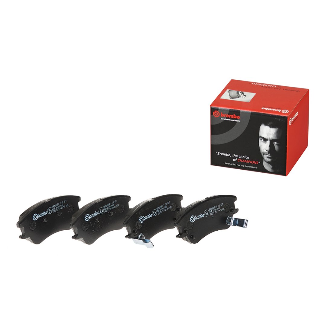 BREMBO Zestaw klocków hamulcowych, hamulce tarczowe P 30 027
