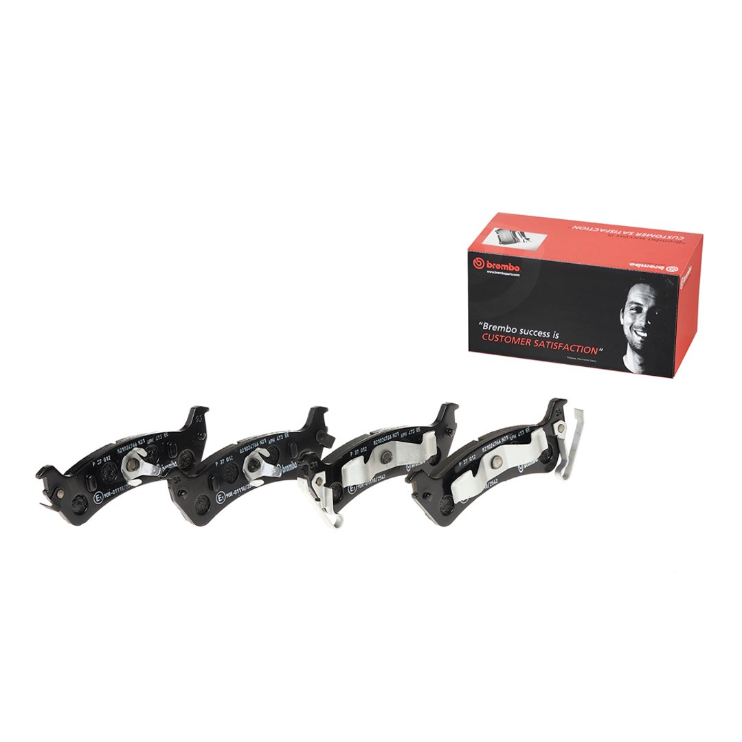 BREMBO Zestaw klocków hamulcowych, hamulce tarczowe P 37 012