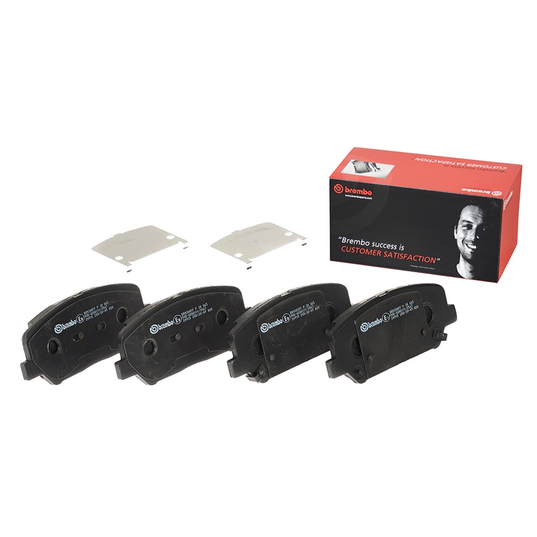 BREMBO Zestaw klocków hamulcowych, hamulce tarczowe P 30 065