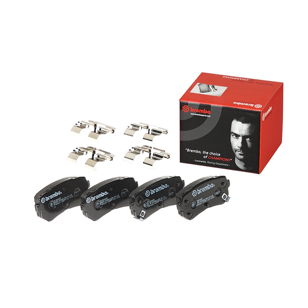 BREMBO Zestaw klocków hamulcowych, hamulce tarczowe P 30 068