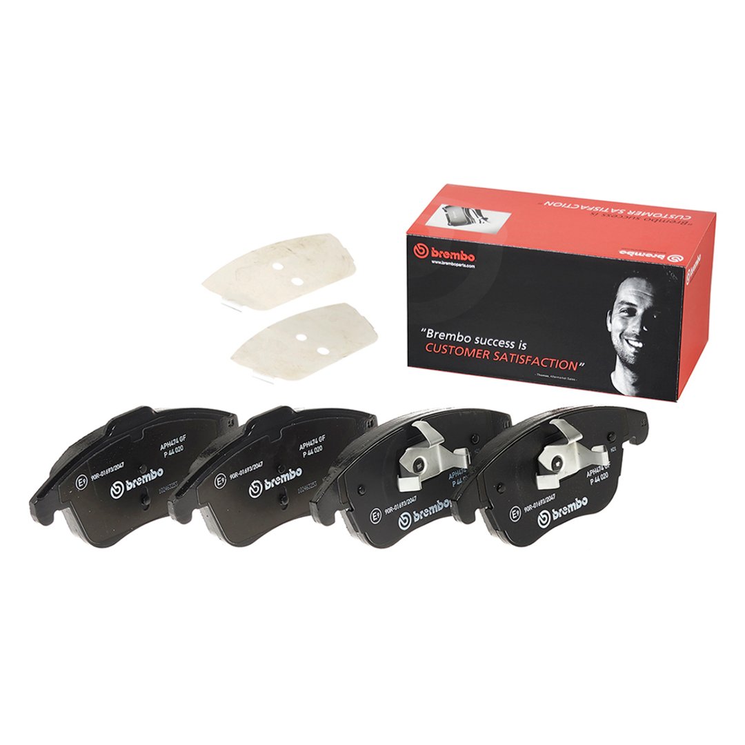 BREMBO Zestaw klocków hamulcowych, hamulce tarczowe P 44 020