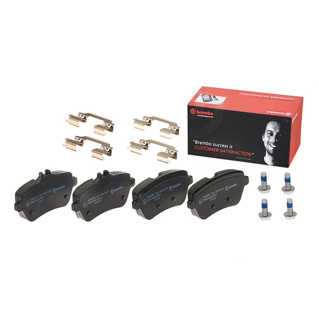 BREMBO Zestaw klocków hamulcowych, hamulce tarczowe P 50 117