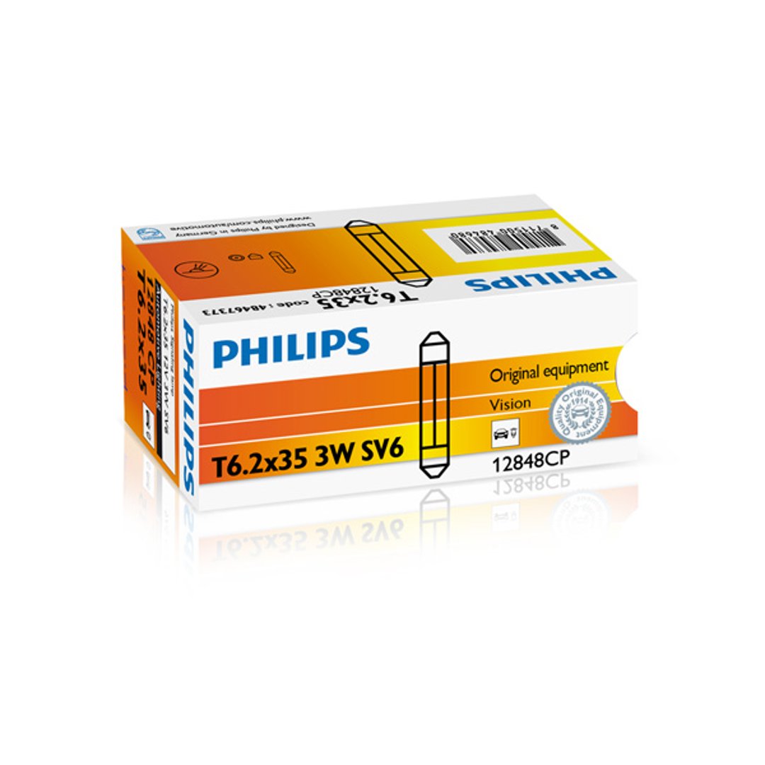 Żarówka oświetlenia wnętrza PHILIPS 12848CP