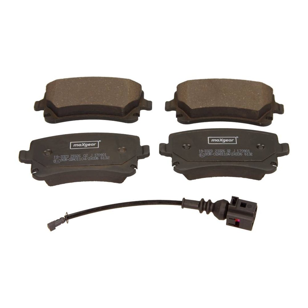 MaxGear Zestaw klocków hamulcowych, hamulce tarczowe 19-3323 19-3323