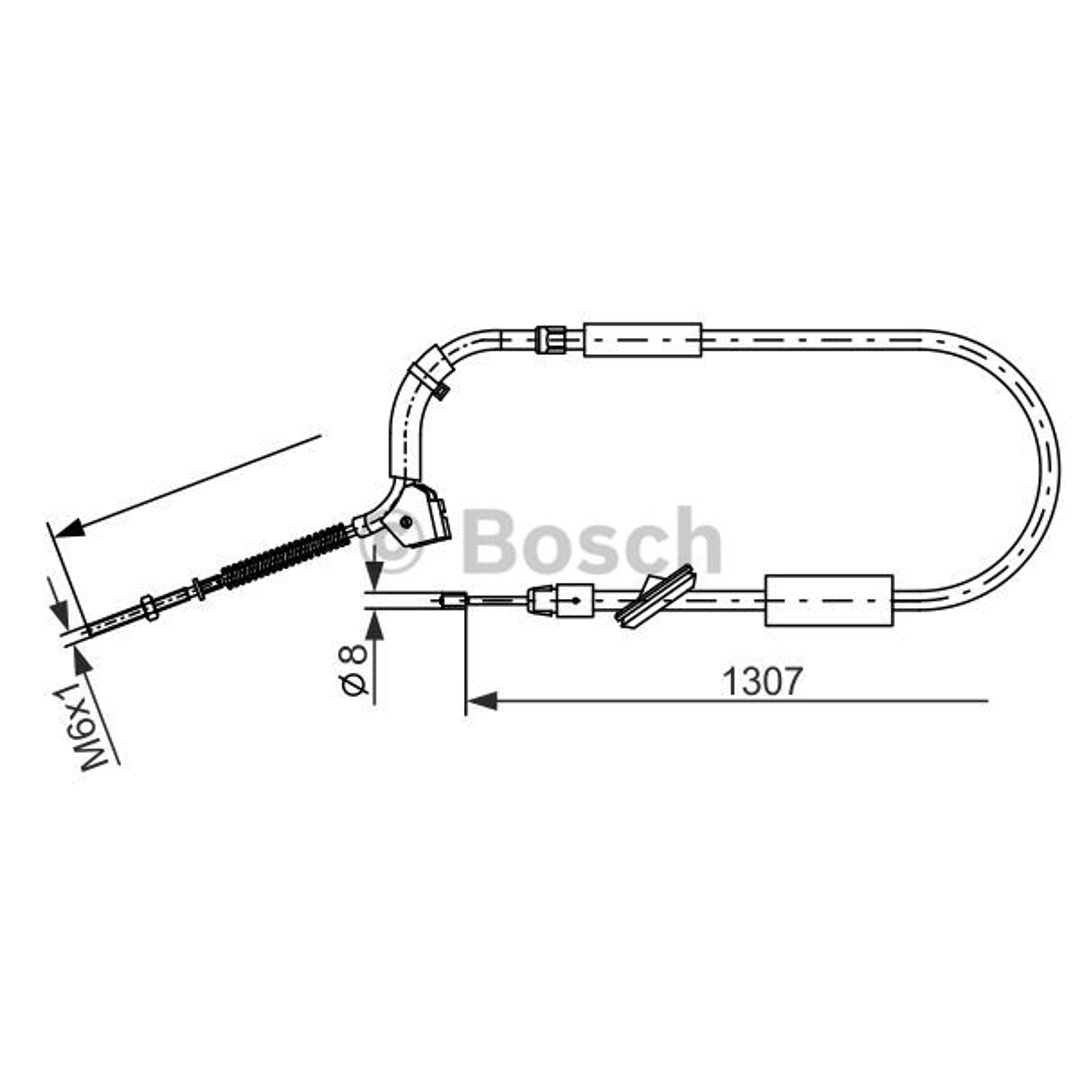 Bosch Linka hamulca ręcznego 1 987 477 223
