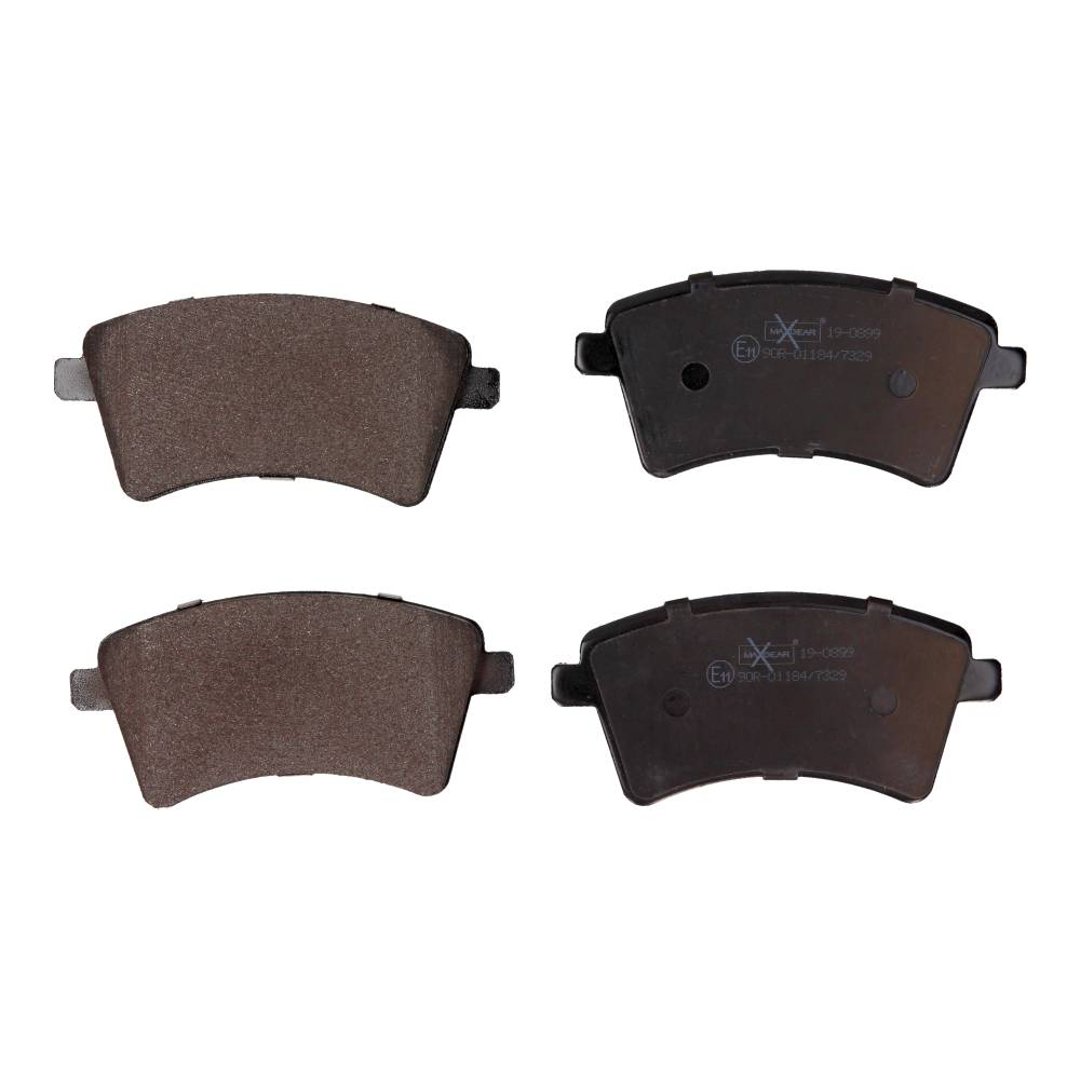 MaxGear Zestaw klocków hamulcowych, hamulce tarczowe 19-0899