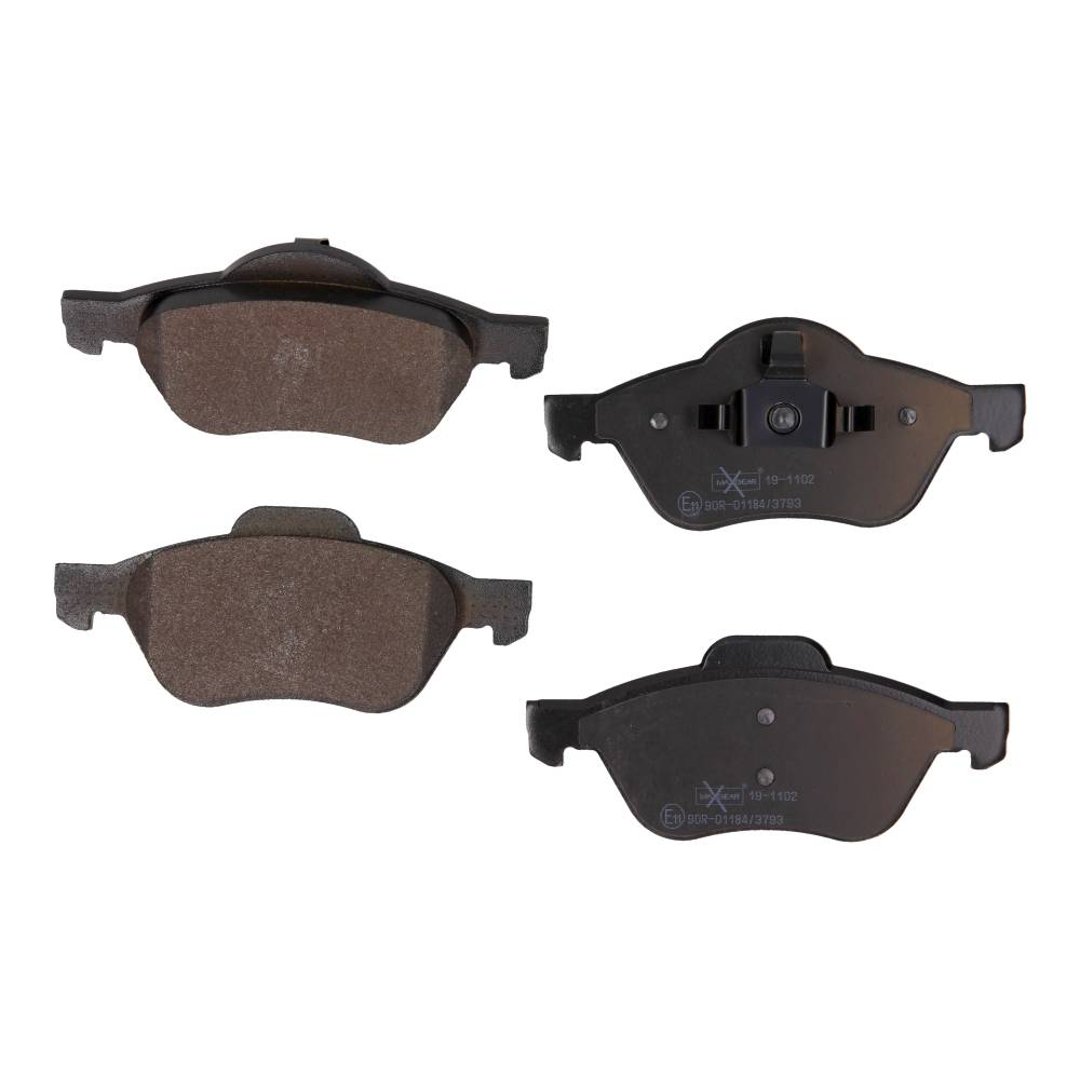 MaxGear Zestaw klocków hamulcowych, hamulce tarczowe 19-1102