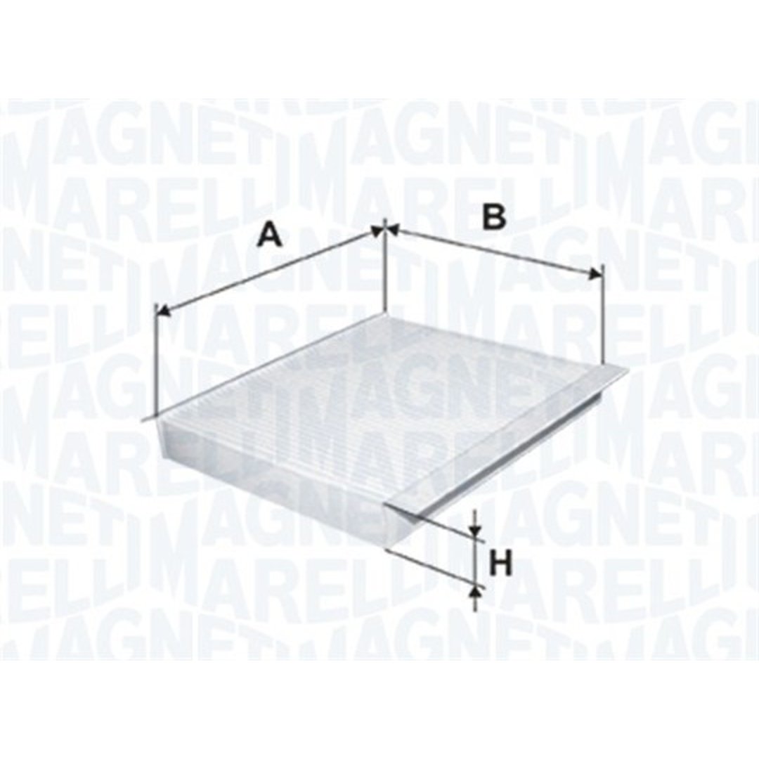 Magneti Marelli Filtr, wentylacja przestrzeni pasażerskiej 350203063480