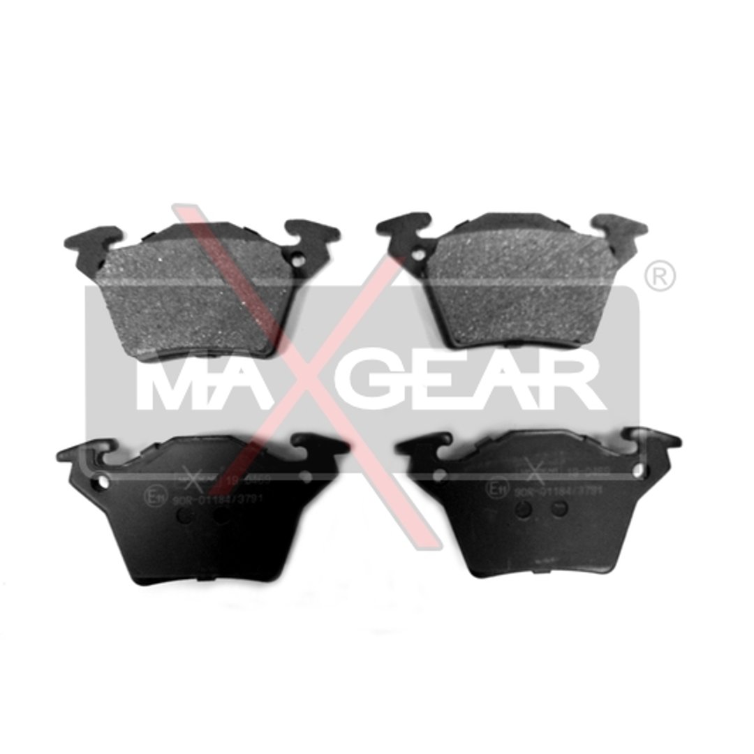 MaxGear Zestaw klocków hamulcowych, hamulce tarczowe 19-0469