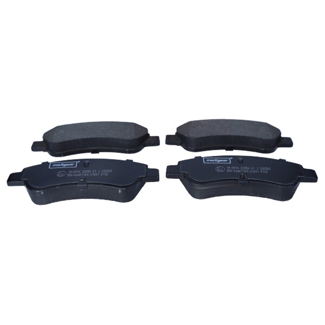 MaxGear Zestaw klocków hamulcowych, hamulce tarczowe 19-0574