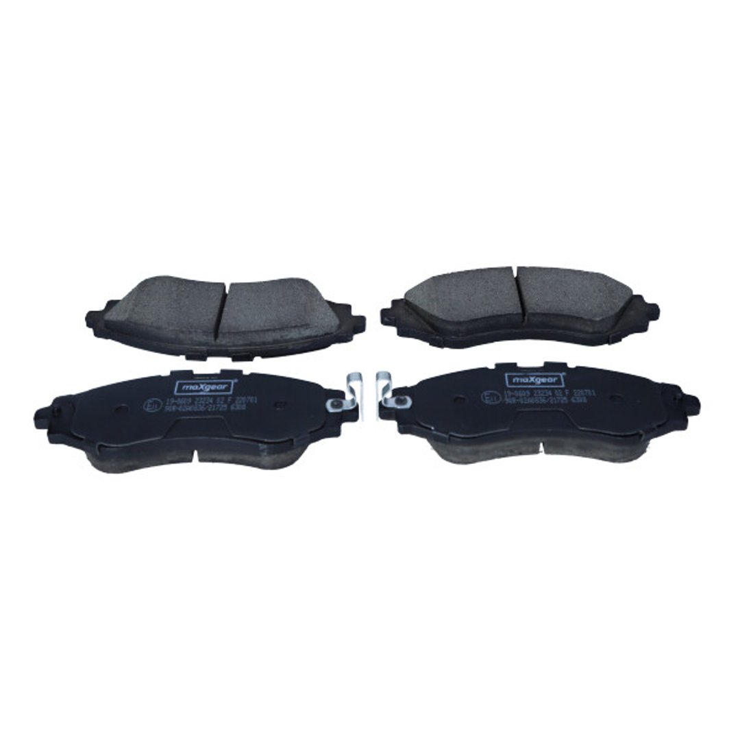 MaxGear Zestaw klocków hamulcowych, hamulce tarczowe 19-0609