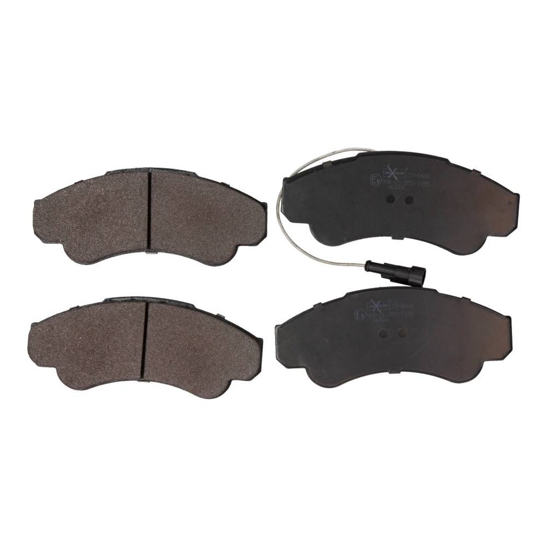MaxGear Zestaw klocków hamulcowych, hamulce tarczowe 19-0668