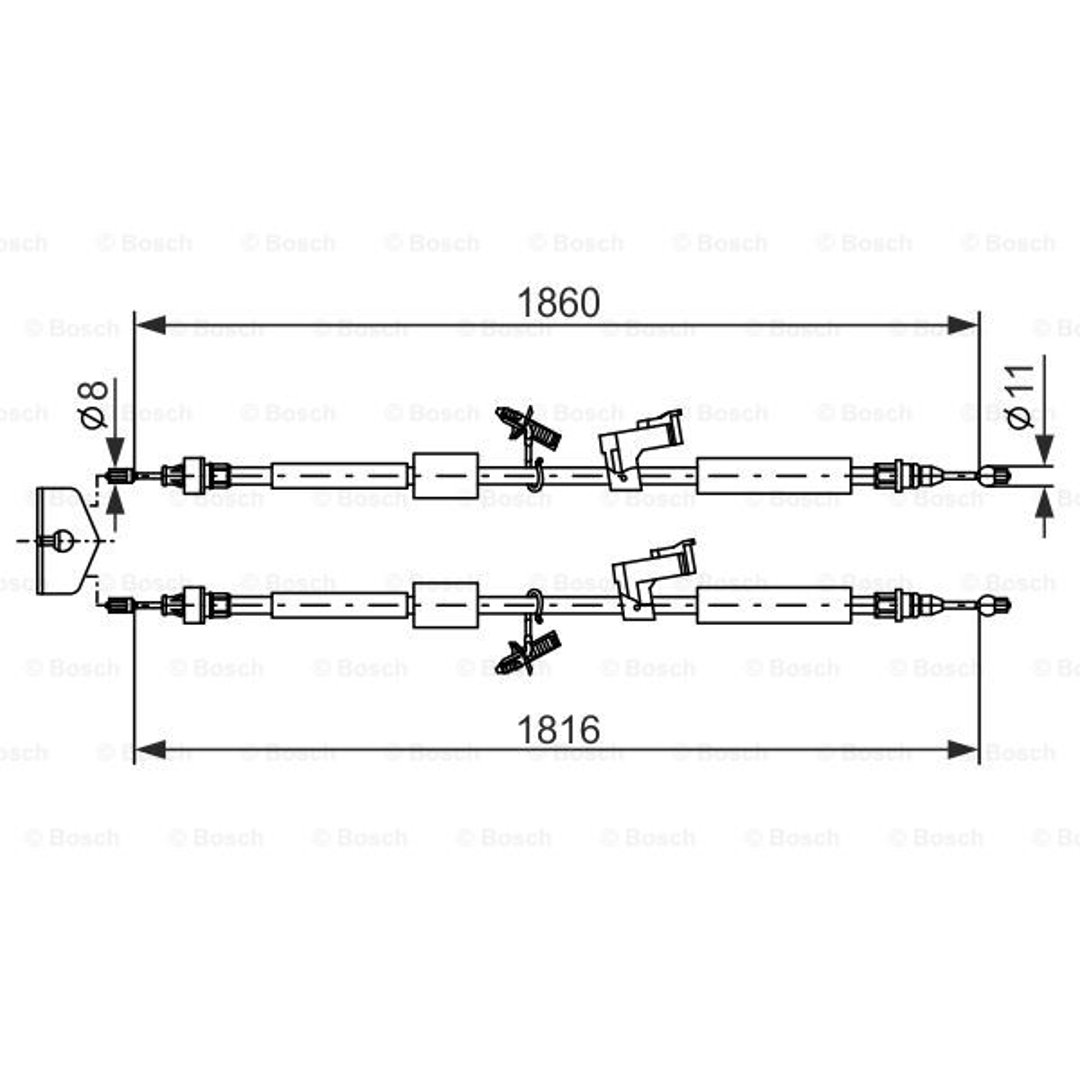 BOSCH Linka hamulcowa, 1 987 482 189 - Bezpłatny zwrot do 30 dni, największy wybór produktów. 1987482189