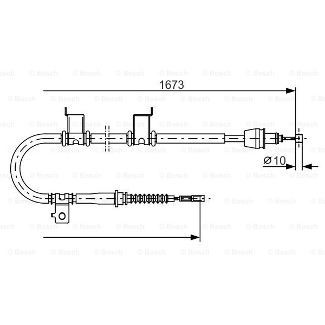Bosch Cięgno, hamulec postojowy 1 987 482 361