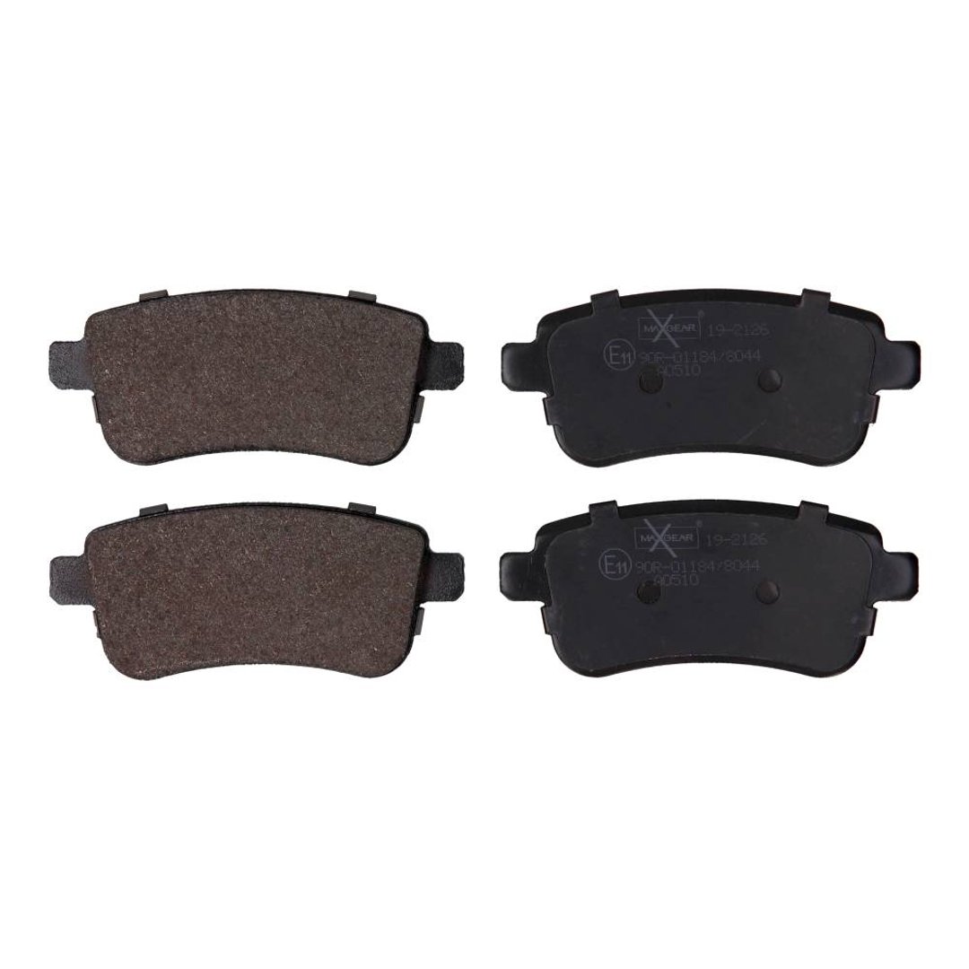 MaxGear Zestaw klocków hamulcowych, hamulce tarczowe 19-2126