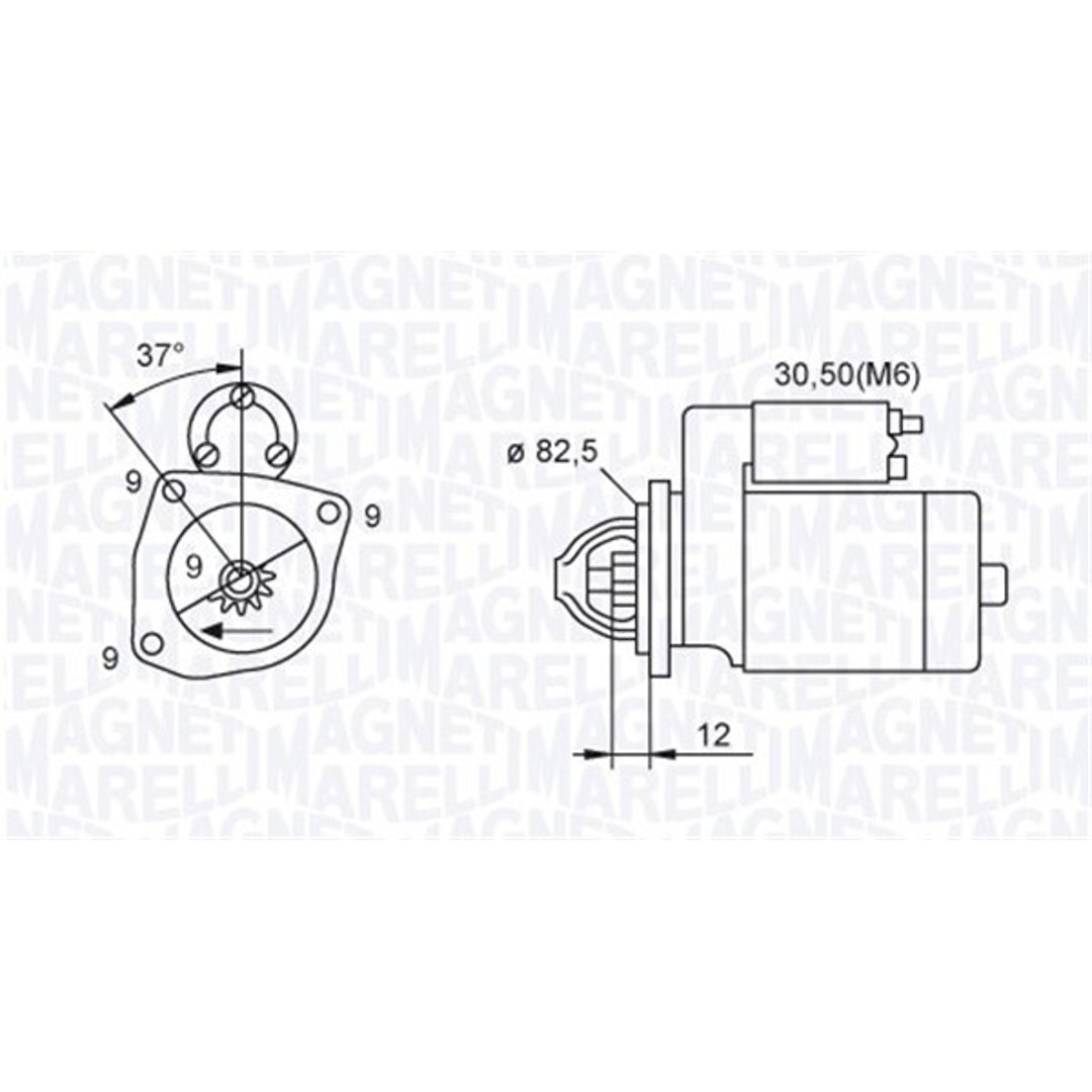 Rozrusznik MAGNETI MARELLI 063721264010