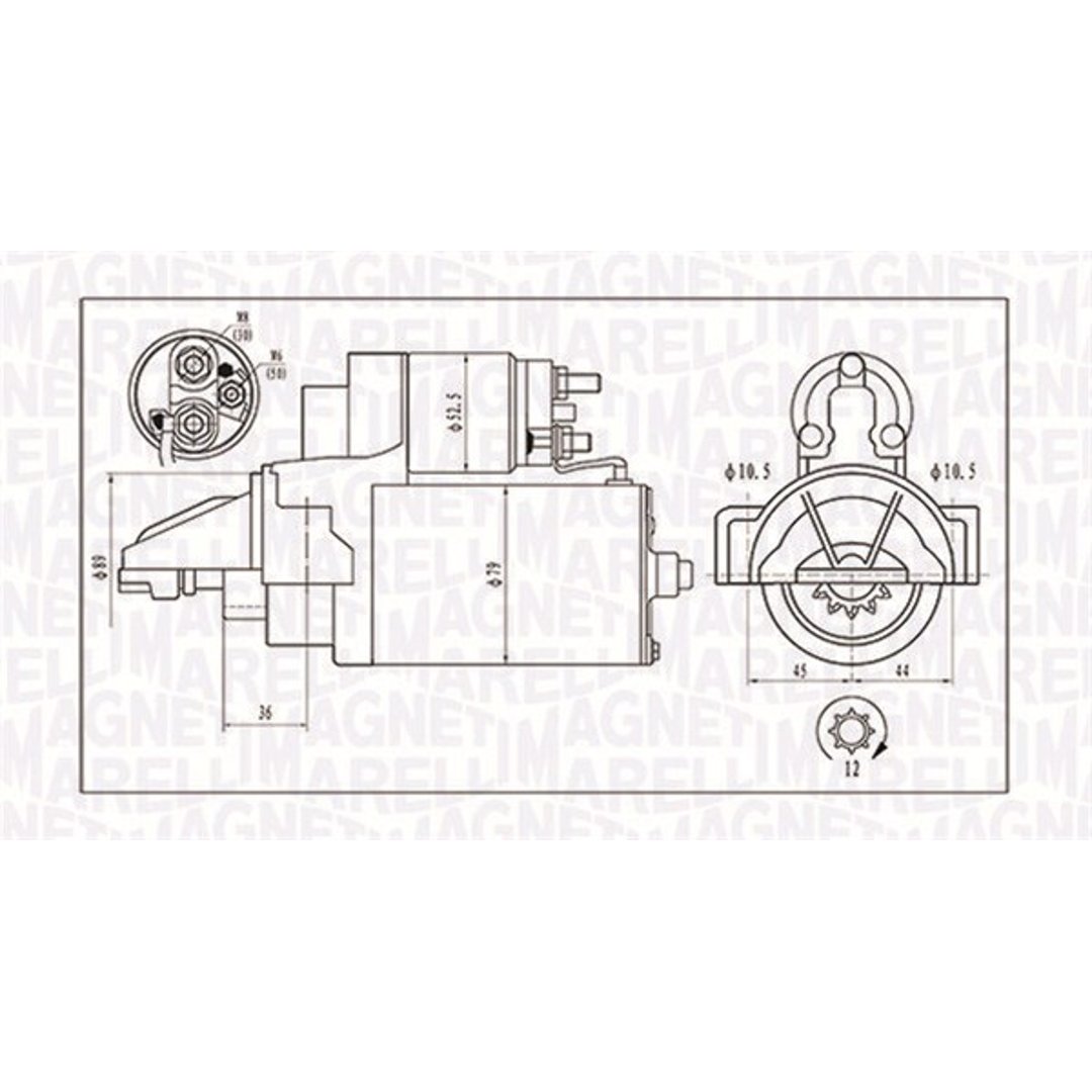 Rozrusznik Magneti Marelli 063721421010